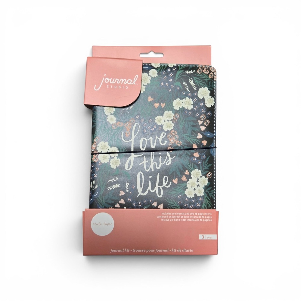 Crate Paper Journal Studio Kit Love This Life Floral Traveler Notebook 344526